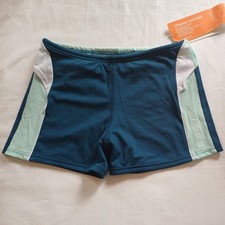 Men's Speedos Petrol Turquoise Classic  Swimtrunks Square Cut Briefs Swim Size M