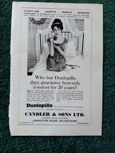 Ot24 ephemera 1950s advert - ephemera,
