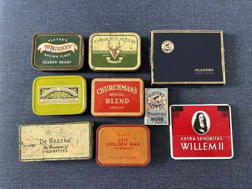 Vintage tobacco tin - tin, lot