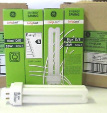 10 x GE Biax D/E LongLast 18w