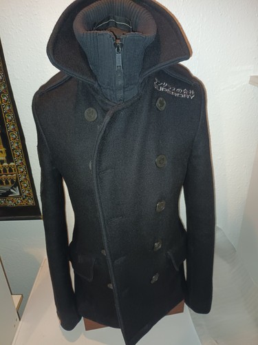 Superdry navy label mens black - label,