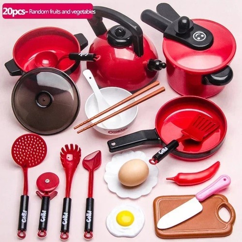 Kids girl play kitchen toy - girl,