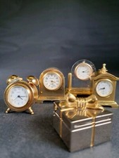 Miniatures  Clocks Collectable x 5