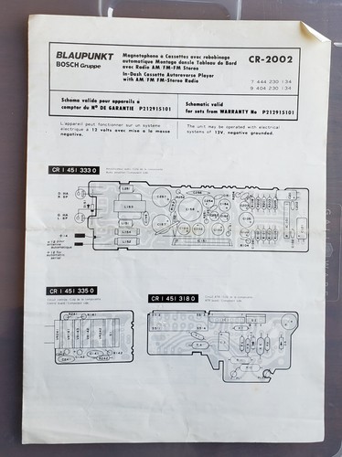 2002 blaupunkt bosch fm - blaupunkt,