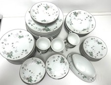 Noritake RC 595 Mapleleaf 73 Piece China Dinner Set Plates Bowls Cups Vintage