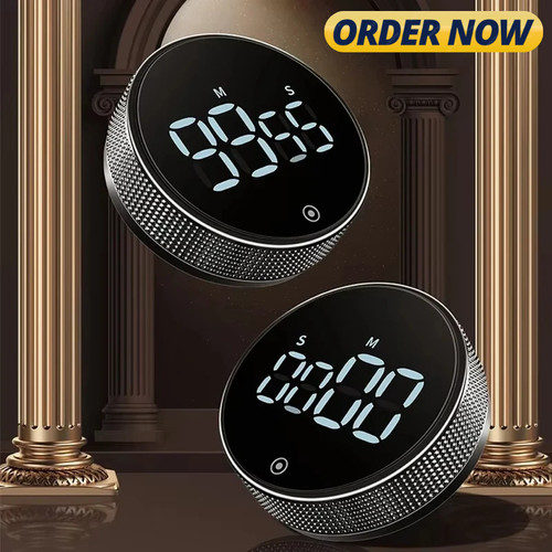 Led digital round timer manual - led,