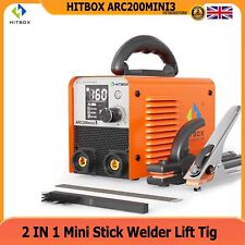2 IN 1 IGBT Welding Machine 240V Mini ARC Welder 200Amp Electric Lift TIG Stick
