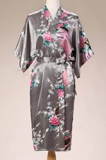 Plus Wedding Lady Satin Kimono