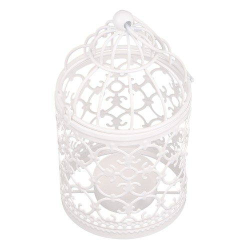 Bird cage design candlestick - cage,