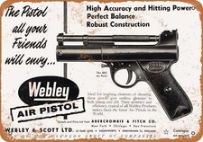 METAL SIGN - 1959 Webley Air