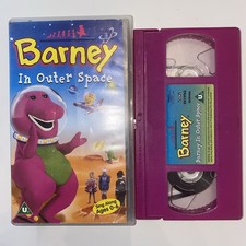 Barney In Outer Space Vhs Video Children’s Purple Cassette Tape