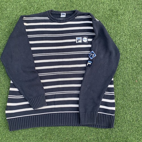 Fila vintage twin badge jumper - fila,