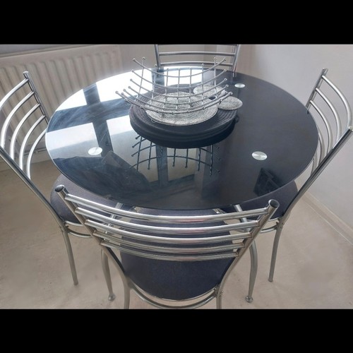 Stylish glass dining - glass, table