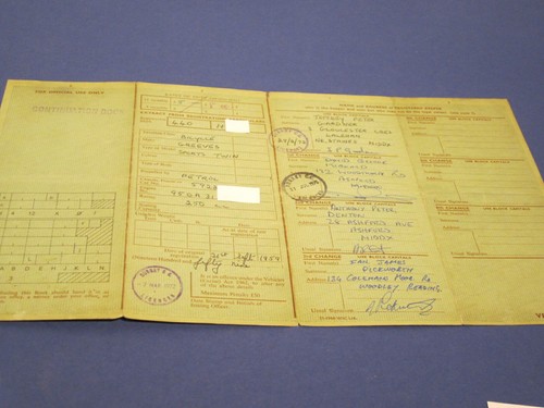 Historic document 1959 - 1959, greeves