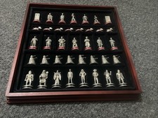 Dr. Doctor Who Pewter Chess
