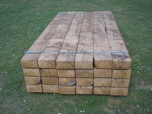 Oak sleepers - oak,