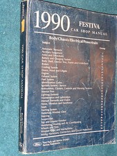 1990 FORD FESTIVA SHOP MANUAL