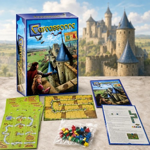 Carcassonne board game - game, for