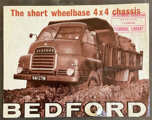 Bedford 4x4 chassis short - bedford,