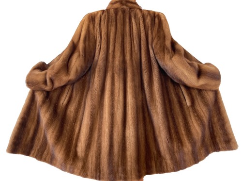 Natural real glow mink fur - glow,