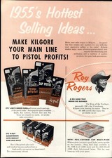 1955 PAPER AD 3 PG Kilgore Toy