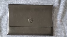 Jaguar X100 XK8 XKR Black Leatherette Owners Manual Wallet (empty) in VGC