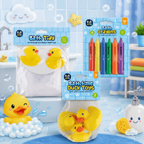 Kids bath toys set rubber - set,