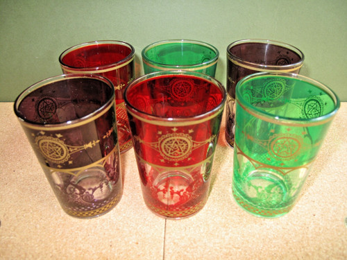 Set vintage moroccan tea - 6,