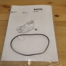 SANYO VM-D66P 8mm Camcorder Instruction Manual + replacement belt