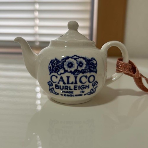 Burleigh blue calico teapot - blue,