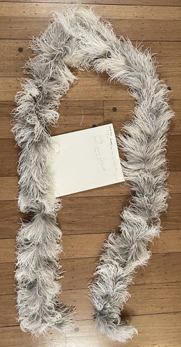 Antique 105 ostrich feather - 105”,