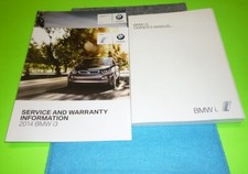 2014 BMW i3 OWNERS MANUAL SET