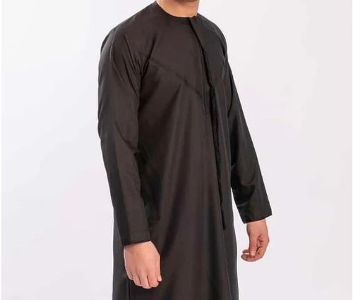 Men black simple - black, emirati
