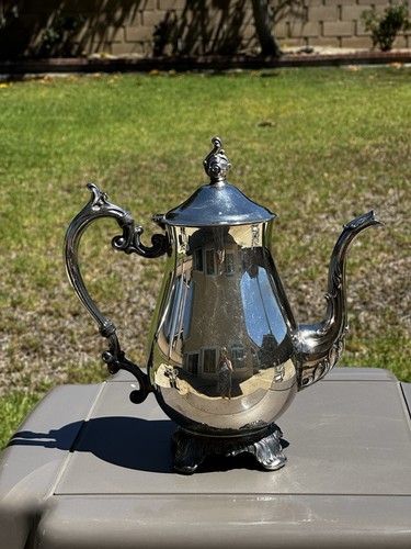 Vintage silver plate coffee - silver,