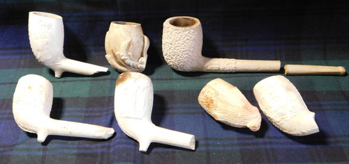 Job lot clay - , pipe