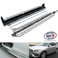 Side Step Skirt Rail Protection Bar Running Board Kit For Volvo XC90 2015+ MK II