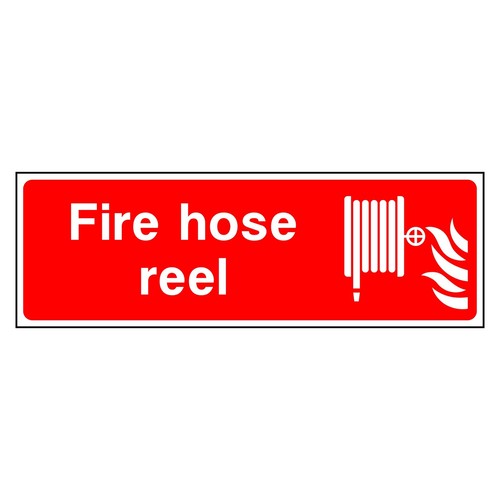 Fire hose reel sign - fire,