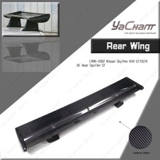 CARBON OE Rear Trunk Spoiler Kit For 1999-2002 Nissan Skyline R34 GTT/GTR WING