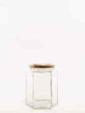 4oz (110ML)  HEXAGONAL GLASS JAM JAR & LIDS ~ CHOOSE QUANTITY & LID TYPE - Best