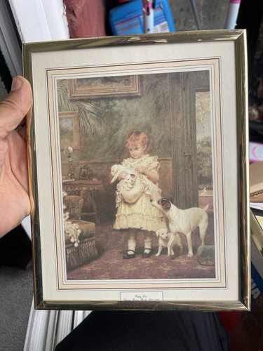 Vintage wood framed print - framed,