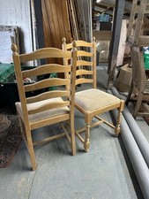 Pair of Vintage farmhouse kitchen  Dining Chairs - delivery possible 