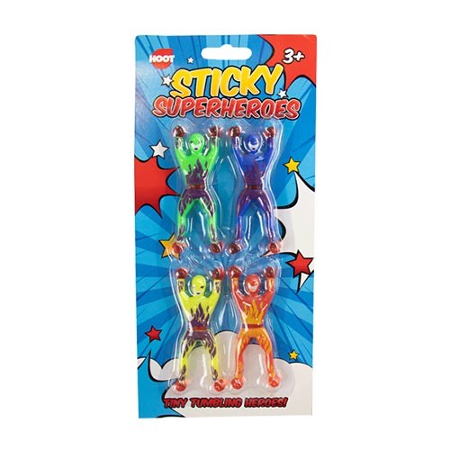 Sticky superheroes toys pack - superheroes,