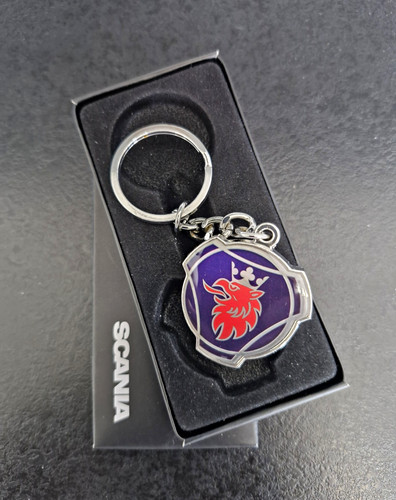 Scania keyring domed gel - keyring,