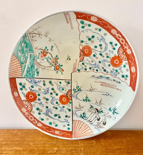 Large japanese imari charger - japanese,