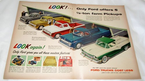 1957 ford flareside - ford, styleside