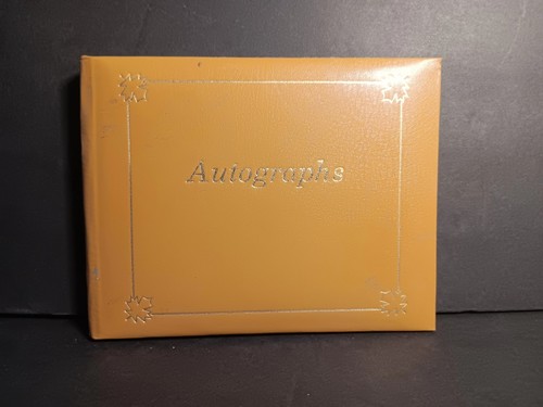 Autograph book album - book,