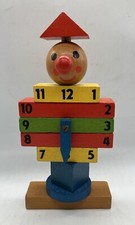 Vintage Wooden Toy Figure