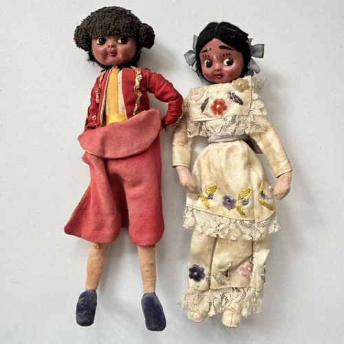 Vintage spanish dolls pair - vintage,