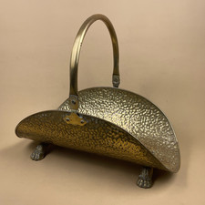 Antique Metal Gold Brass Coal