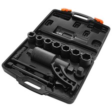 Uimoso Torque Multiplier Wrench Set 1" Drive 1:64 Lug Nut Remover with 8 Sockets